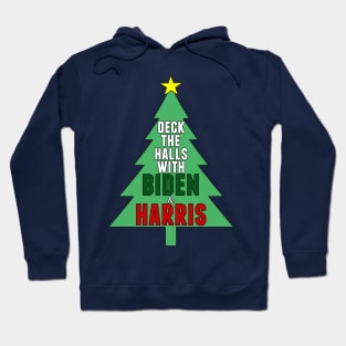 Biden Harris Christmas Tree Hoodie